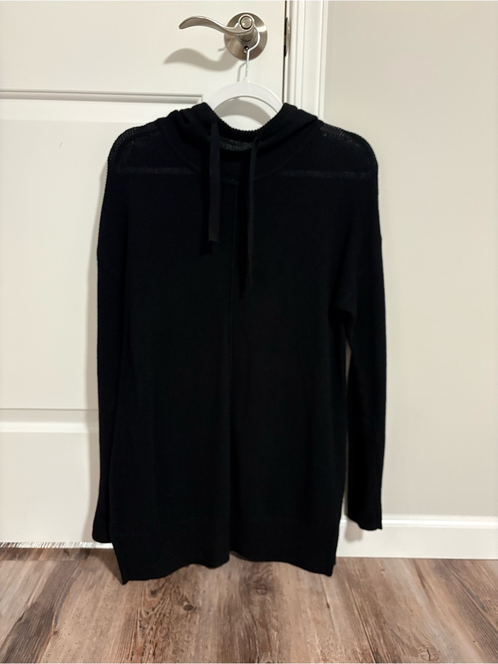 GAP Black Hooded Turtleneck Sweater